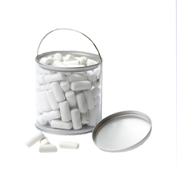 BS1028 Doorzichtig blik met hengsel gevuld met krijt