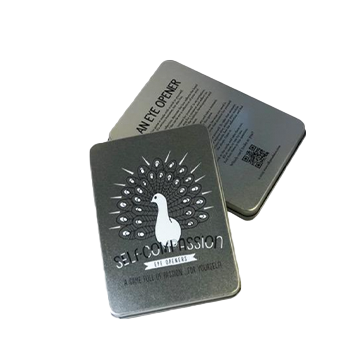 BS1083 A6 blik scharnierdeksel met bedrukking zoals Selfcompassion kopen?