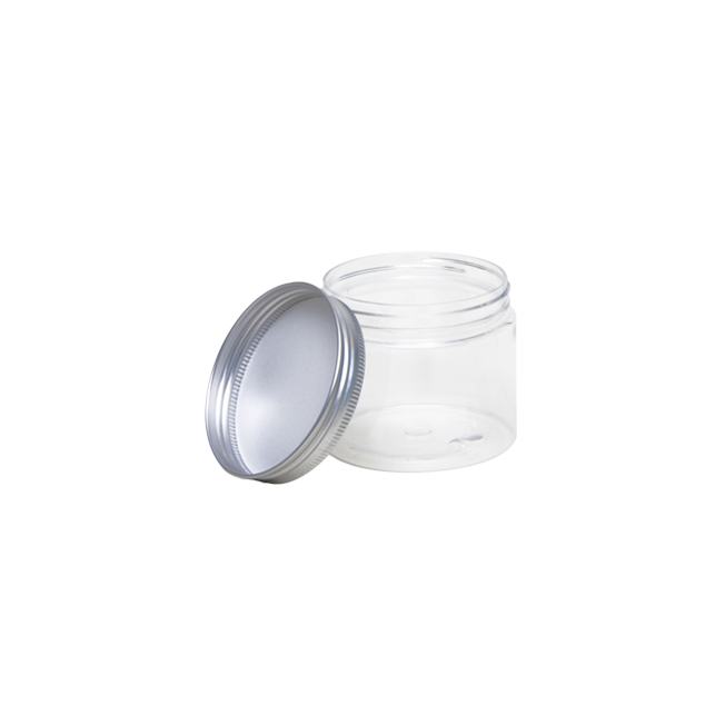 PET POT MET ALUMINIUM SCHROEFDEKSEL (150 ML) - Ø71X61 MM