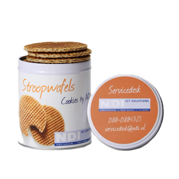 BS1135 Ook een stroopwafelblik bedrukt of onbedrukt kopen?