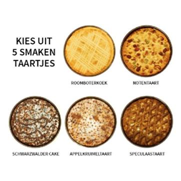 Vulling opties - taarten - 5 smaken