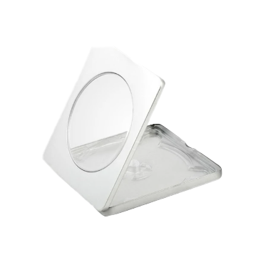 BS2013 CD / DVD blik klein met venster en inlay transparant