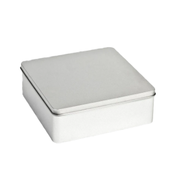 BS2023 Vierkant groot zilveren blik