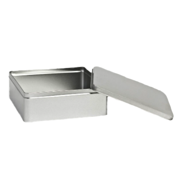 BS2023 Vierkant groot zilveren blik