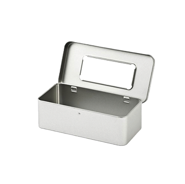 BS2030 Rechthoekig blik met venster geopend