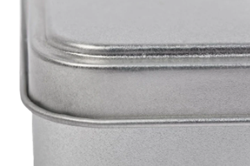 BS2039 Laag rechthoekig blik met los deksel