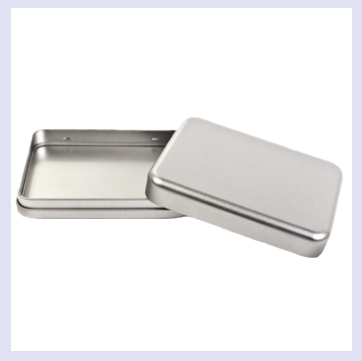 BS2046 Rechthoekig blik plat geopend