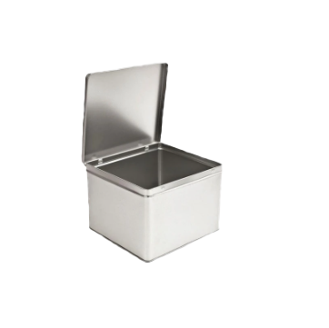 BS2047 Rechthoekig groot blik met scharnierdeksel