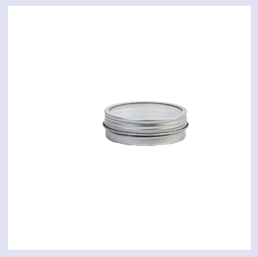 BS2061 Kruidenblik Klein met een vensterdeksel Gesloten