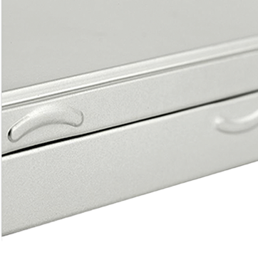 A4 blik luxe met scharnierdeksel uitgelicht