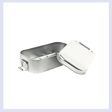 BS2102 Blikken lunchbox Geopen