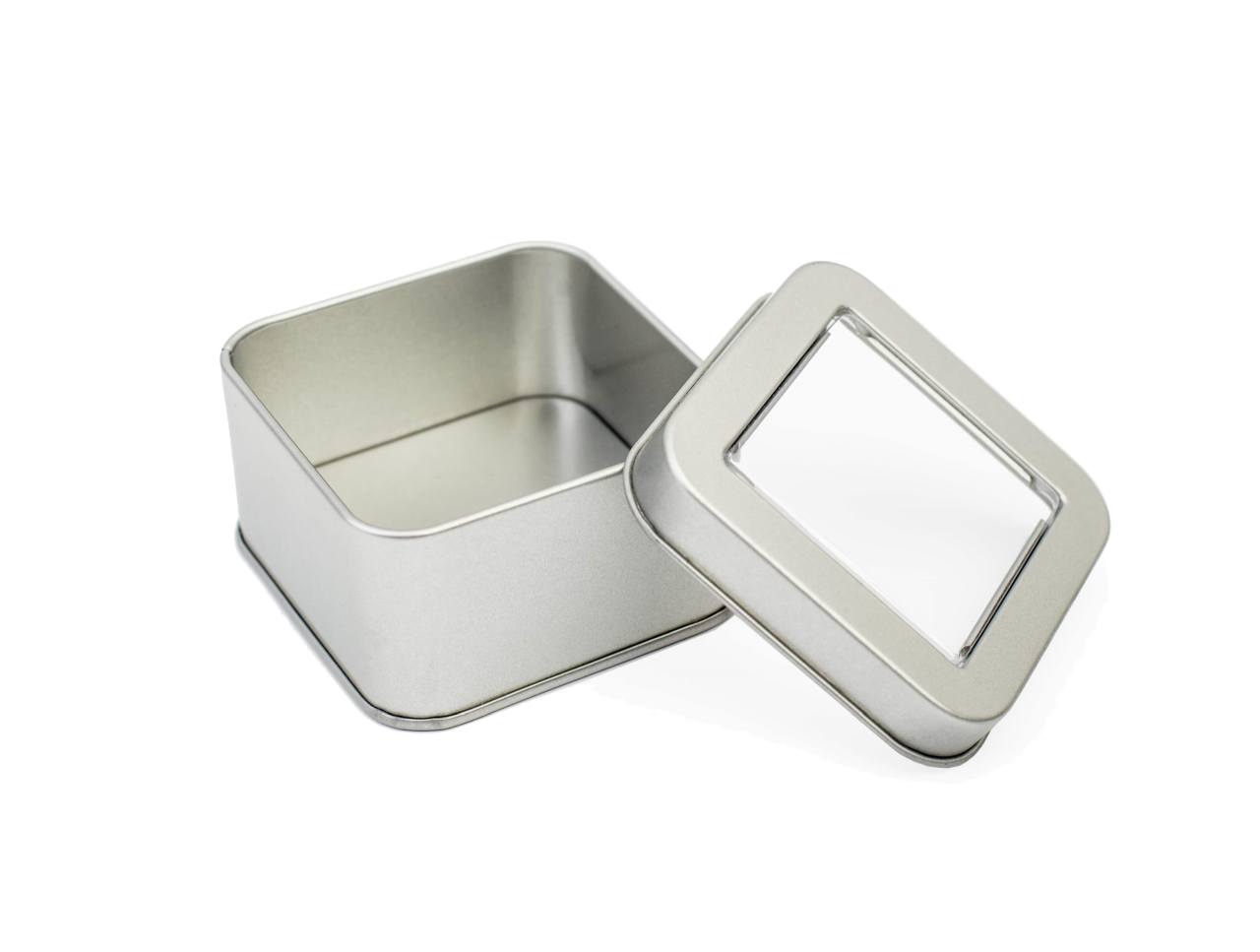 VIERKANT BLIK BONBONS - 70X70X40 MM