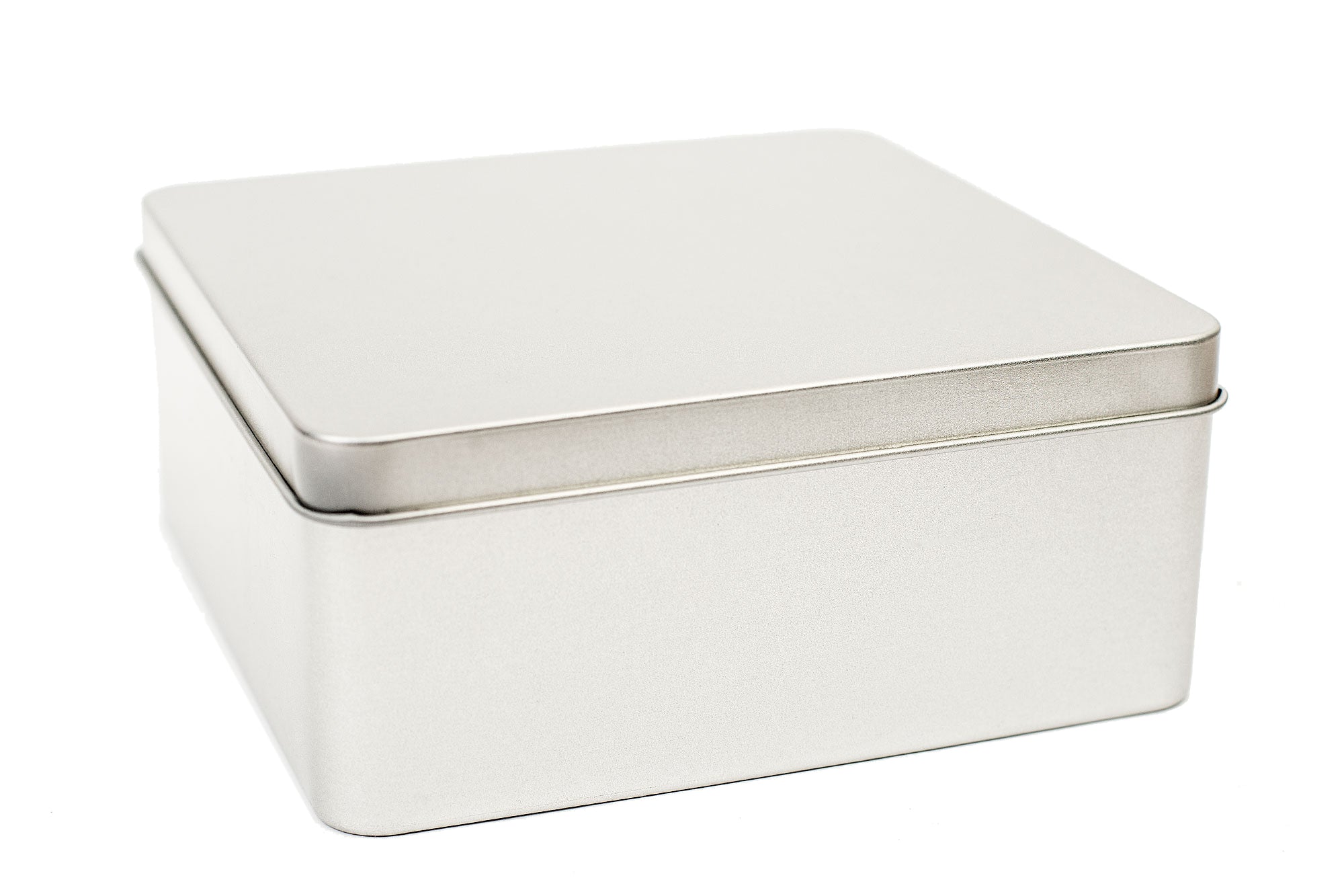 Vierkant blik groot - 140x140x60 mm