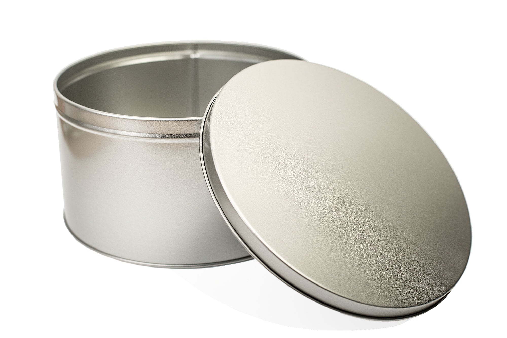 KOEKBLIK ROND ZILVER GROOT - Ø182X100 MM