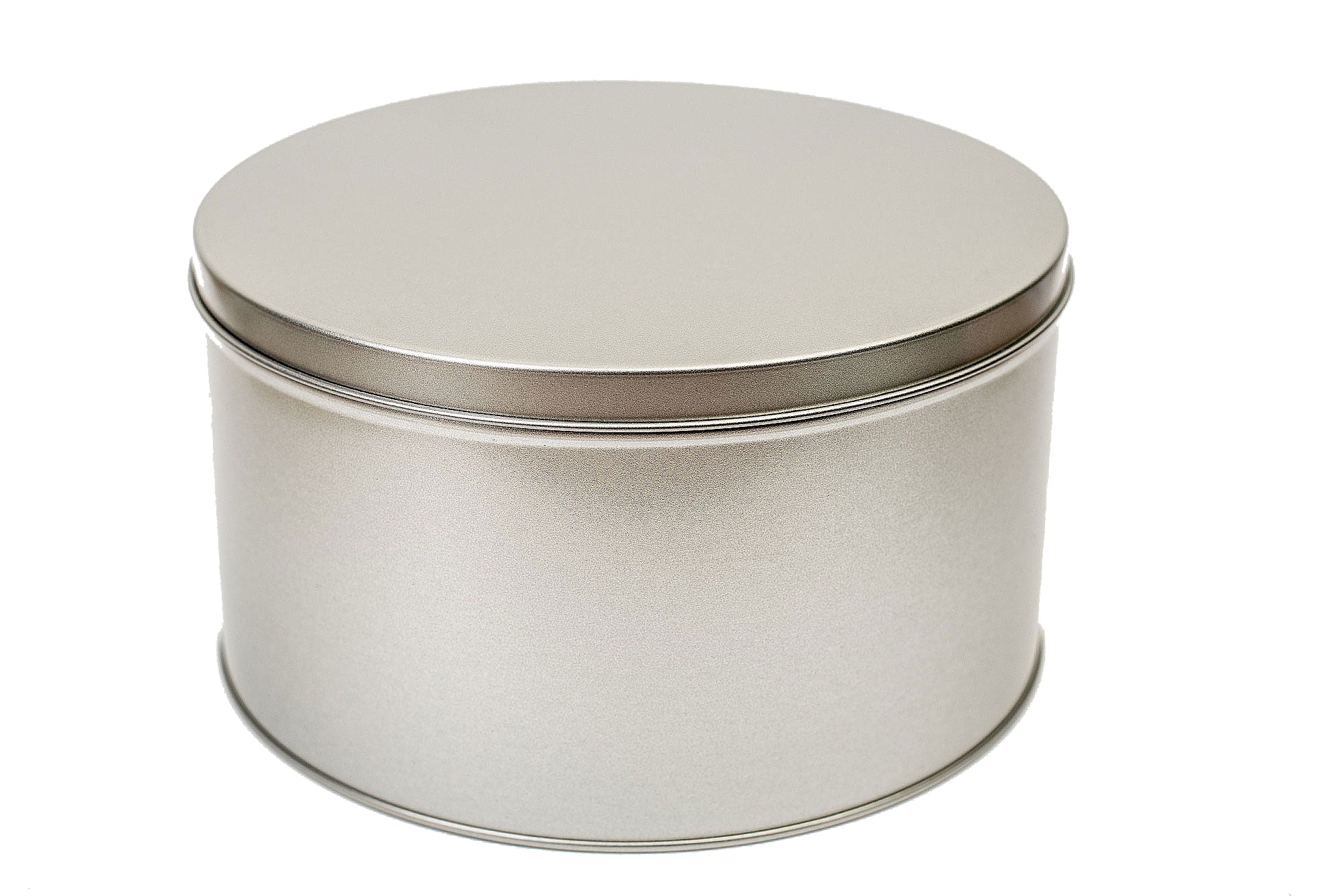 KOEKBLIK ROND ZILVER GROOT - Ø182X100 MM