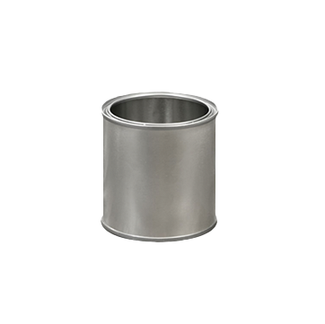 Leeg rond verfblik zonder deksel 250 ml