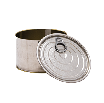 BS4411 Ook een gladwandig conservenblik grijs met of zonder bedrukking kopen? 400ml