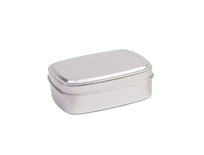 ALUMINIUM RECHTHOEKIG (90 ML)- 72X53X24 MM