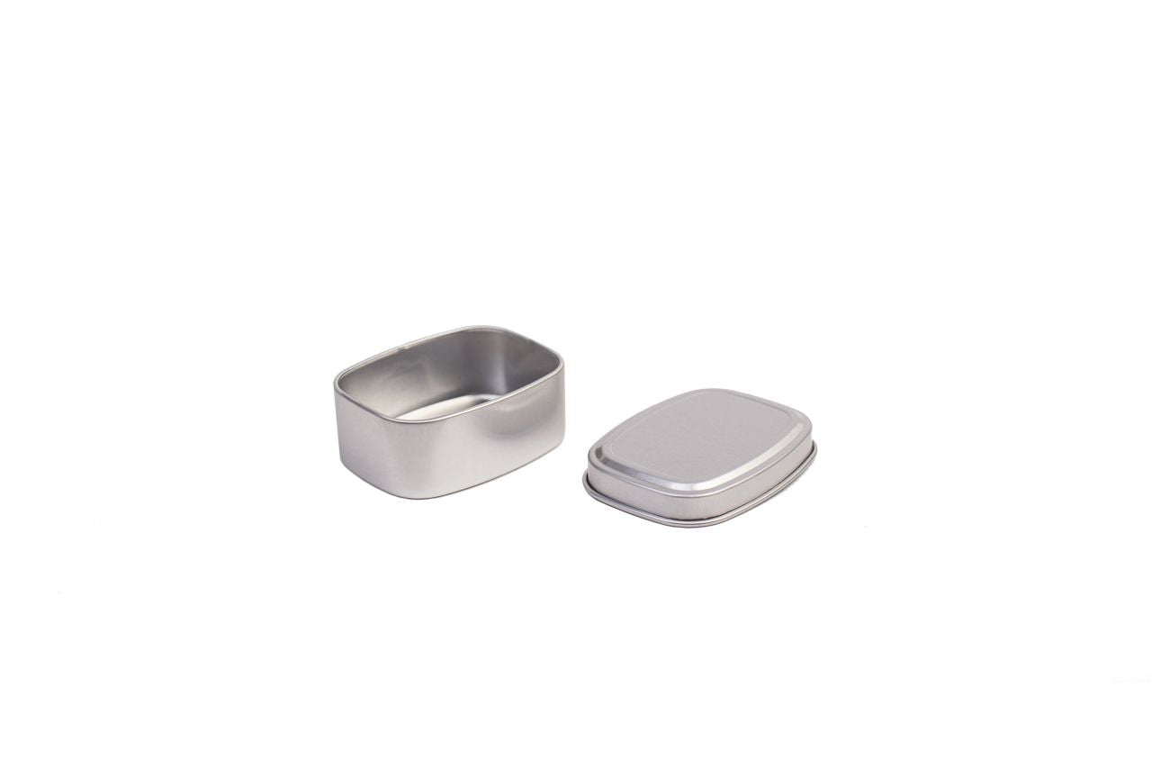 ALUMINIUM RECHTHOEKIG (60 ML)- 61X45X22 MM