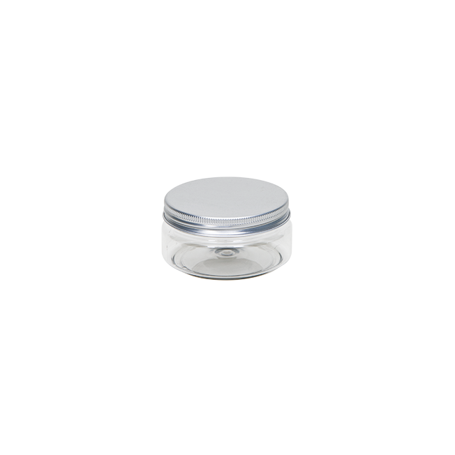 Pet pot met aluminium schroefdeksel (90 ML) - ø71x35 MM