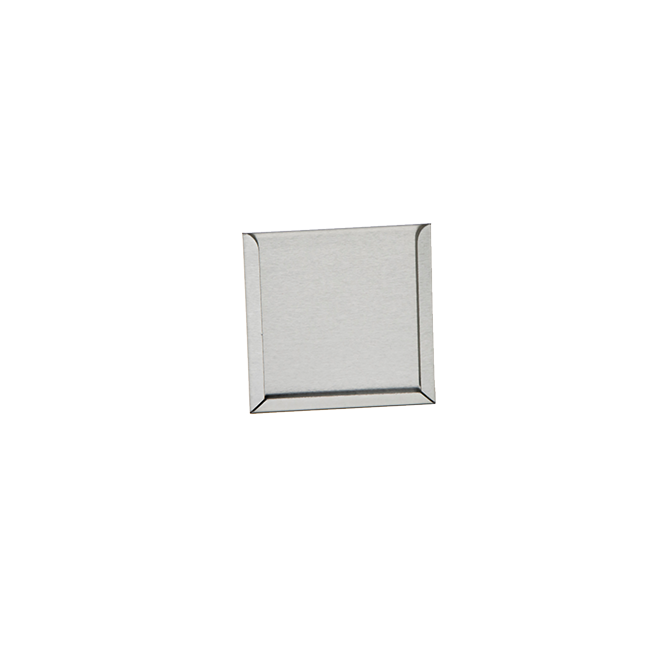Vierkant etikethouder - 64x64x2 mm