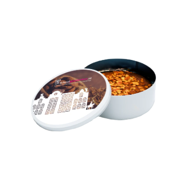 BS1131S Sinterklaas Rond blik met bedrukking