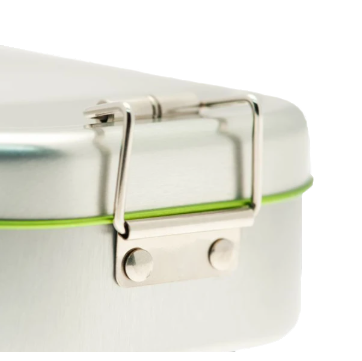 BS2101 Blikken lunchbox groen uitgelicht